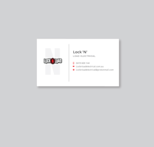 Business Card Design by instudio for Lock 'N' Load Electrical | Design: #26806393