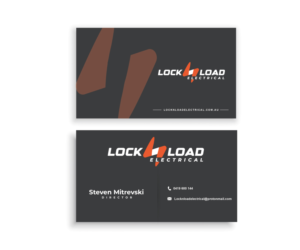 Business Card Design by Artknyte for Lock 'N' Load Electrical | Design: #26793434