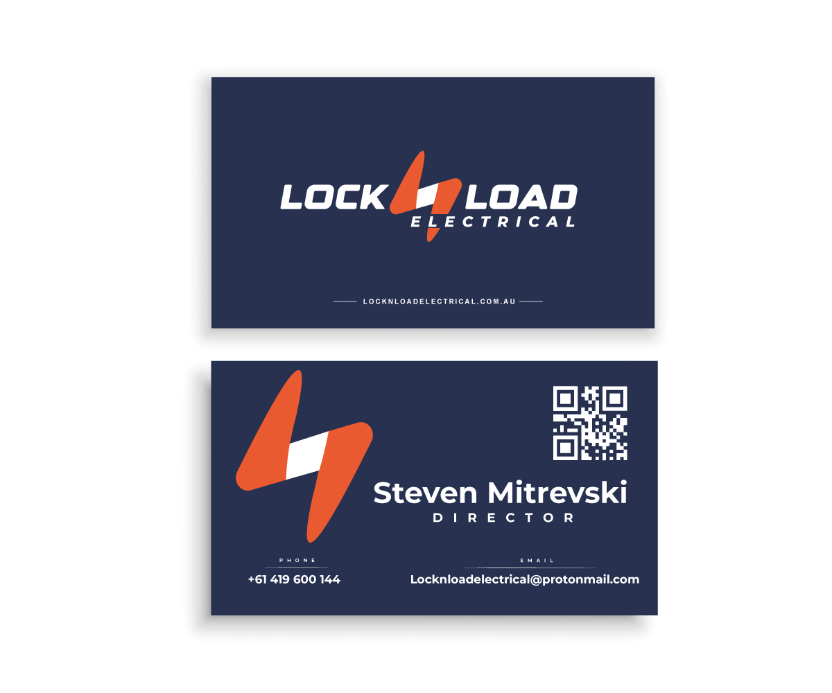 Diseño de Tarjeta de Presentación por Artknyte para Lock 'N' Load Electrical | Diseño #26793435