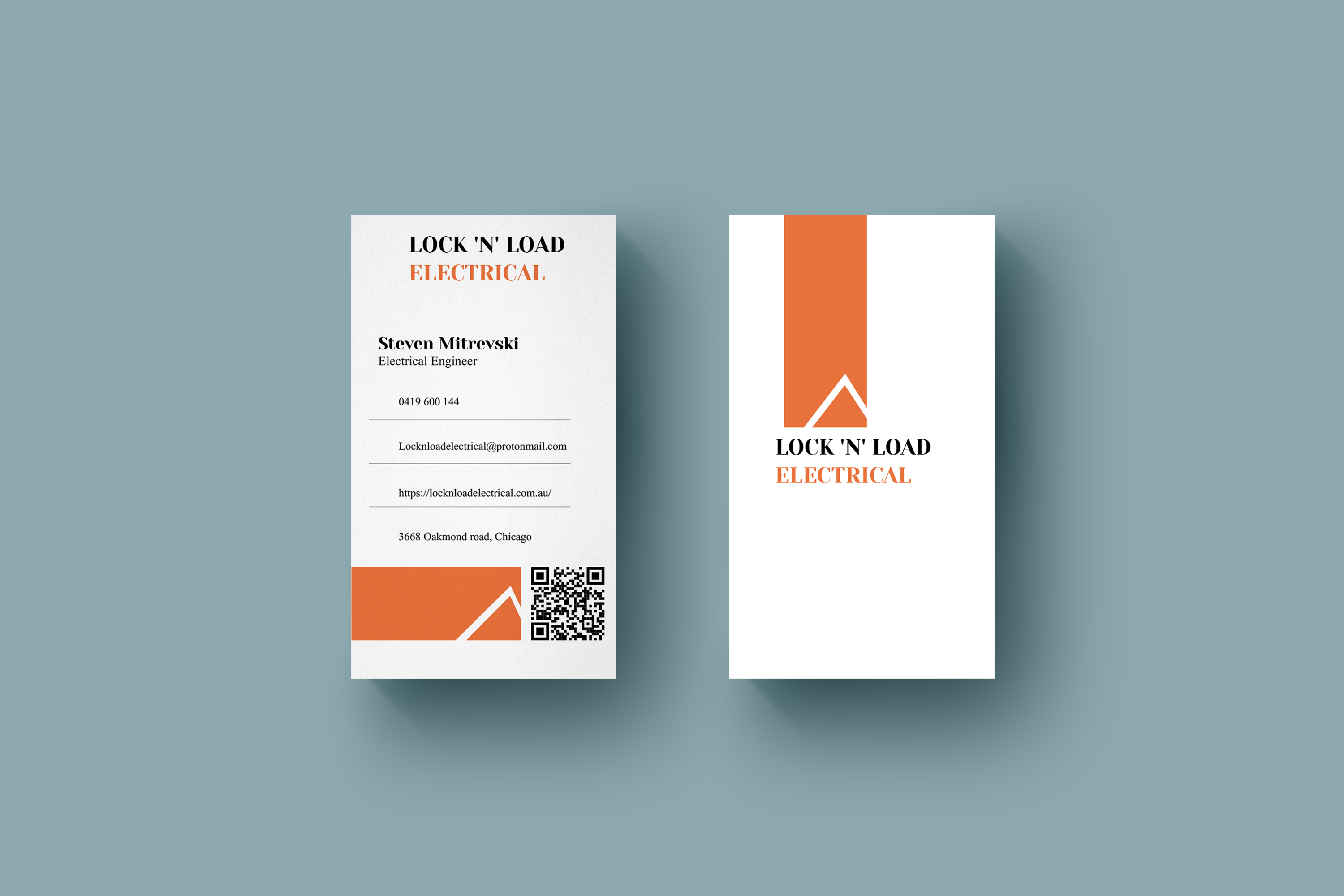Business Card Design by Titan Solbiz for Lock 'N' Load Electrical | Design #26795695