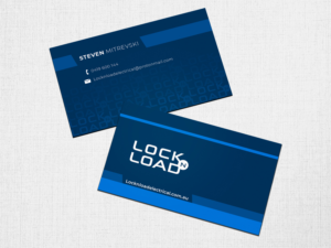 Visitenkarten-Design von Arun 25 für Lock 'N' Load Electrical | Design #26805711