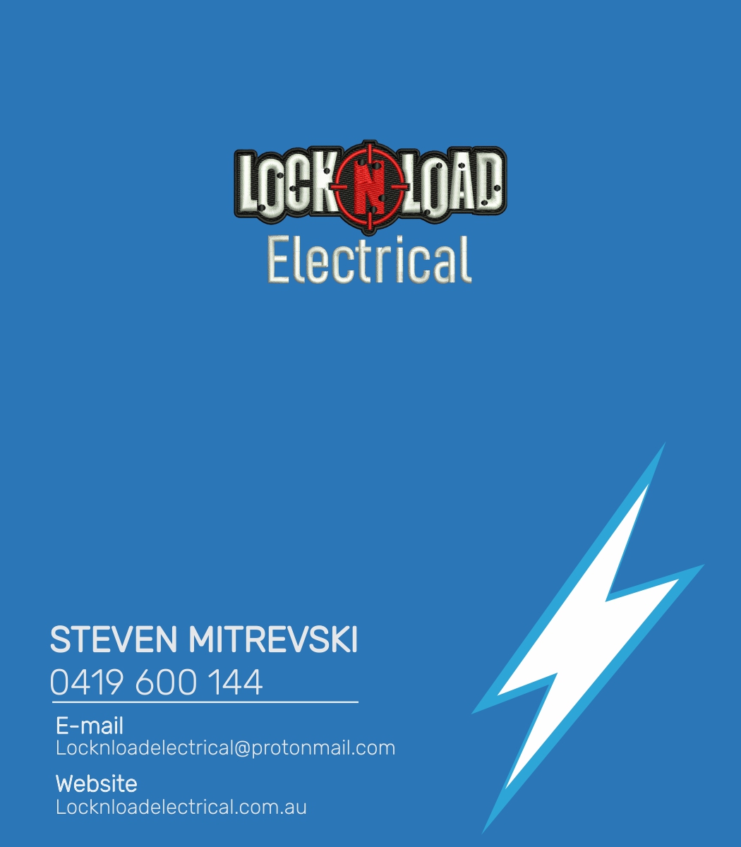Business Card Design by Balraj Creation for Lock 'N' Load Electrical | Design #26821581