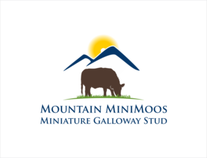 Mountain MiniMoos Miniature Galloways | Logo Design by BNdesigner