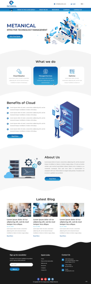 Web Design by pb for this project | Design: #26802444