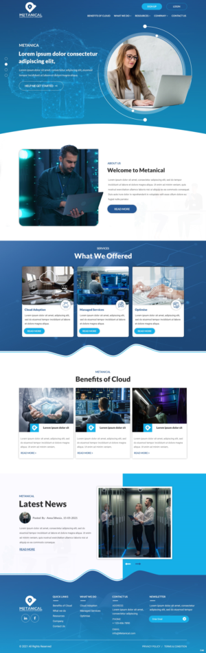 Web Design by pb for this project | Design: #26802447