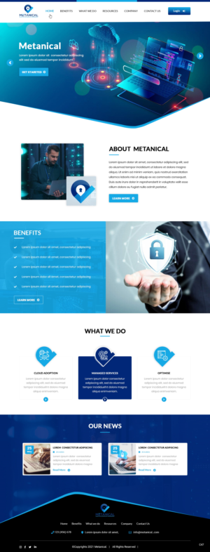 Web Design by pb for this project | Design: #26802457