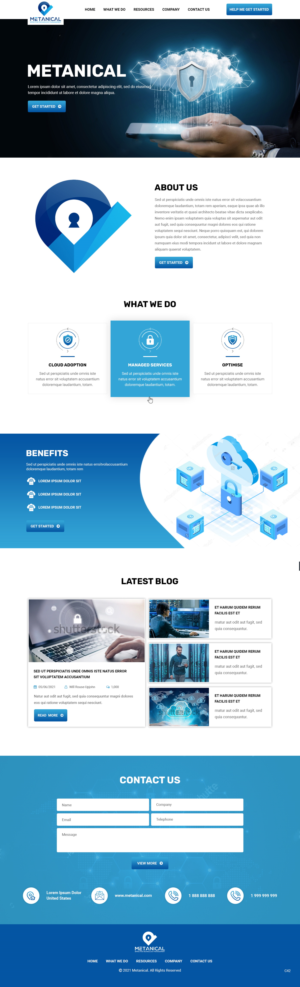 Web Design by pb for this project | Design: #26802460