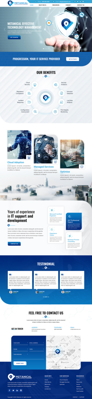 Develop website for Cloud Security Startup | Diseño Web por Titan Eagle