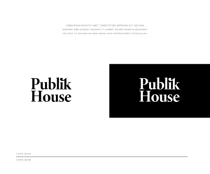 Publik House | Design de Logo par Ng V Duc