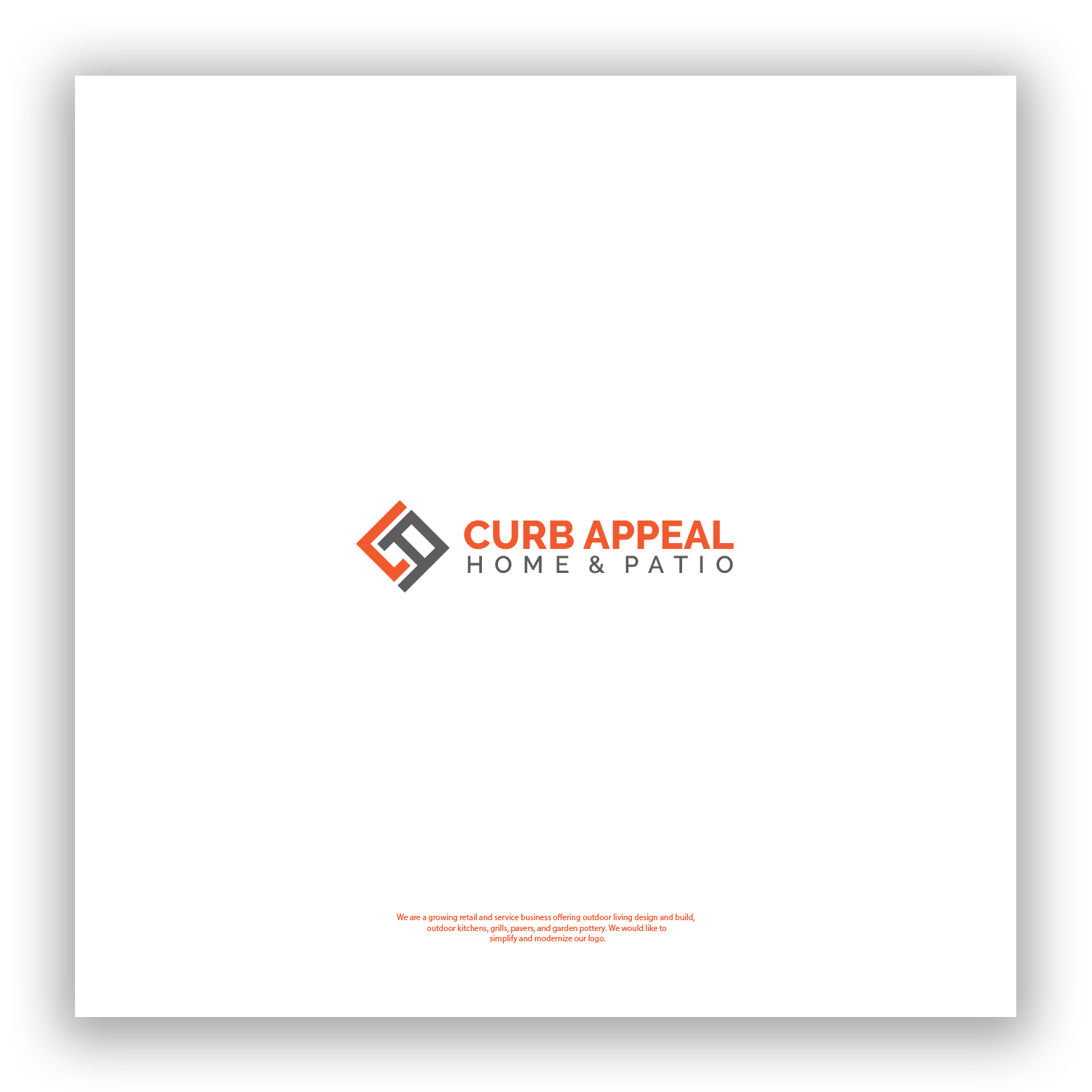 Logo Design by NZ Creatives for Curb Appeal Hardscaping LLC | Design #26796234