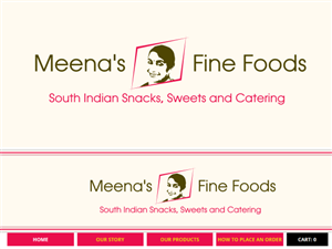 Logo Design by marty1950 for Meena's Fine Foods | Design #3084639