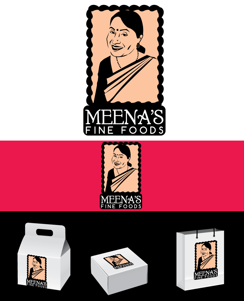 Logo Design by Bling Connect Ink for Meena's Fine Foods | Design #3068320