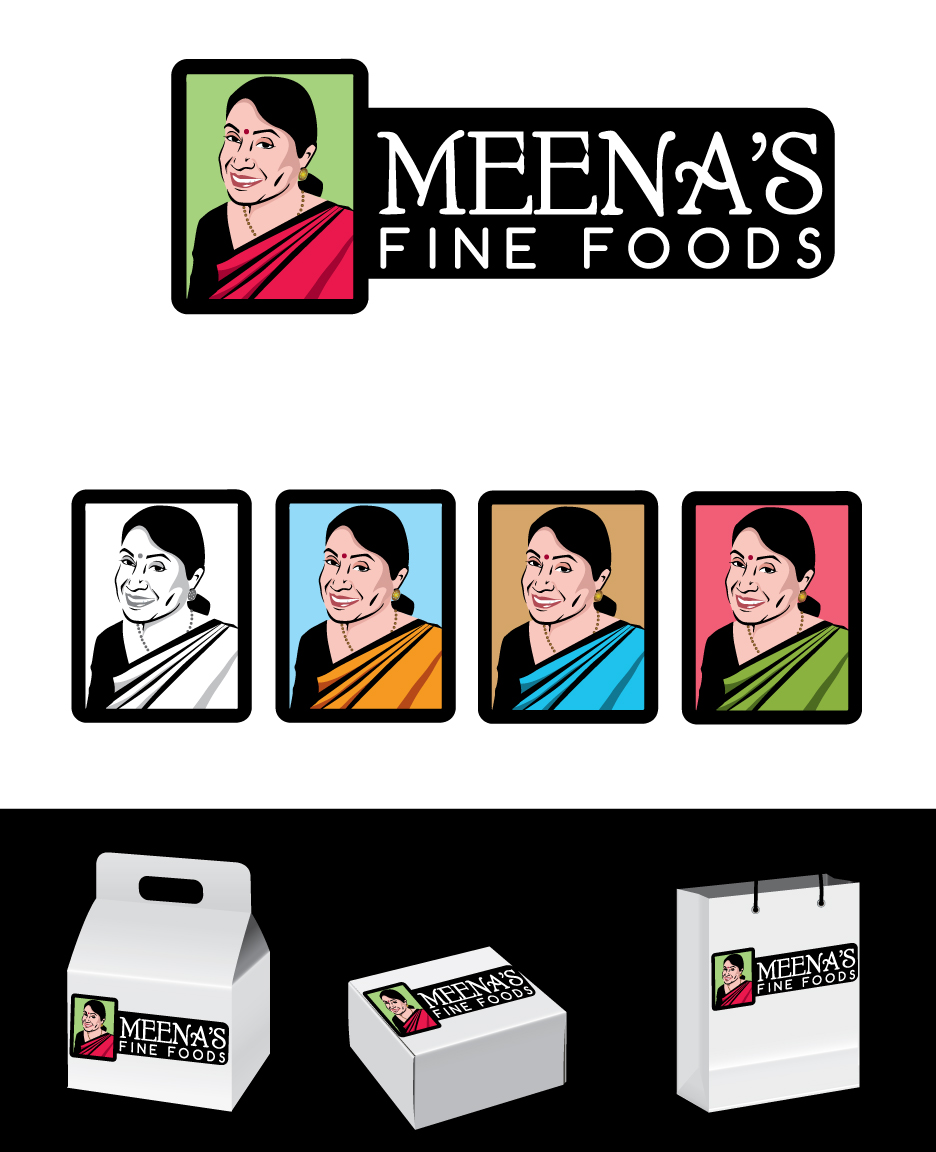 Logo Design by Bling Connect Ink for Meena's Fine Foods | Design #3072888