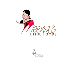 Logo Design by Bling Connect Ink for Meena's Fine Foods | Design: #3076724