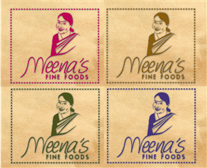 Logo Design by Bling Connect Ink for Meena's Fine Foods | Design: #3089645
