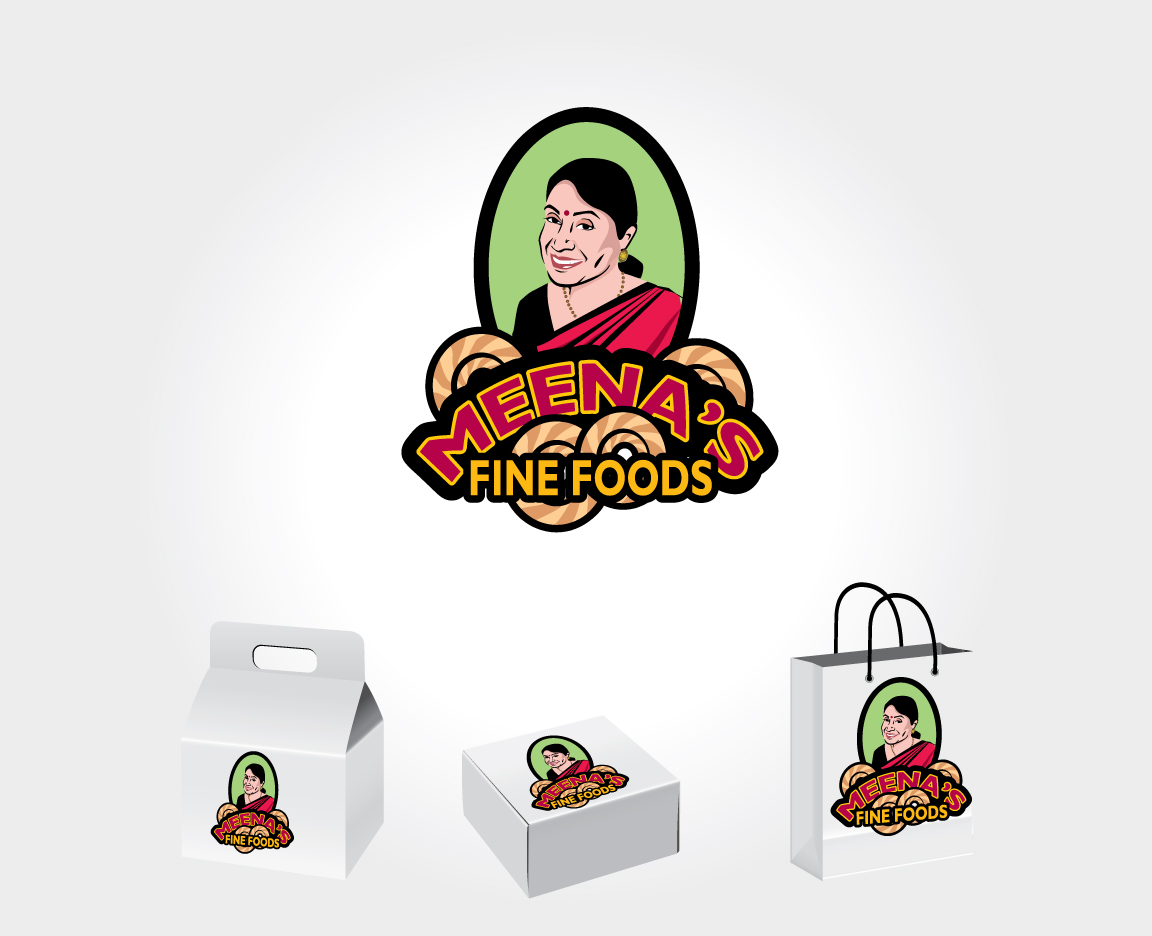 Logo Design by Bling Connect Ink for Meena's Fine Foods | Design #3091248