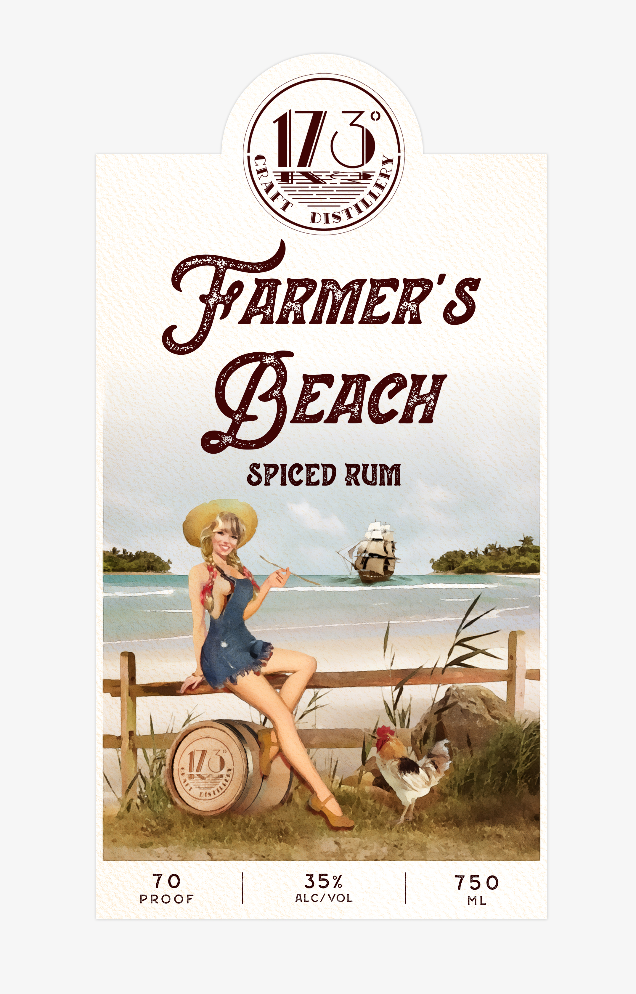 Design Étiquette par Neelam Jahagirdar pour 173° Craft Distillery | Design #26815886