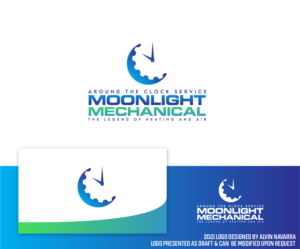 Logo-Design von alvinnavarra für Moonlight Mechanical | Design: #26815603