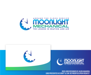 Logo-Design von alvinnavarra für Moonlight Mechanical | Design: #26847376