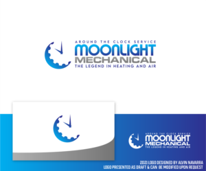 Logo-Design von alvinnavarra für Moonlight Mechanical | Design: #26847377