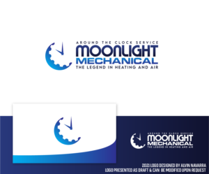 Logo-Design von alvinnavarra für Moonlight Mechanical | Design: #26847382
