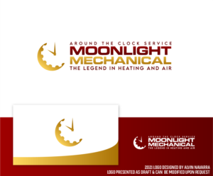 Logo-Design von alvinnavarra für Moonlight Mechanical | Design: #26851708