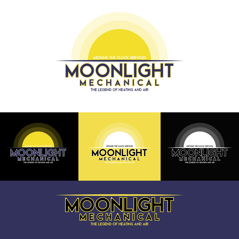Diseño de Logo por Indra Mahendra para Moonlight Mechanical | Diseño #26829432