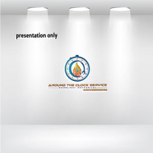 Around the Clock Service  The Legend in Heating & Air | Design de Logo par uitaki