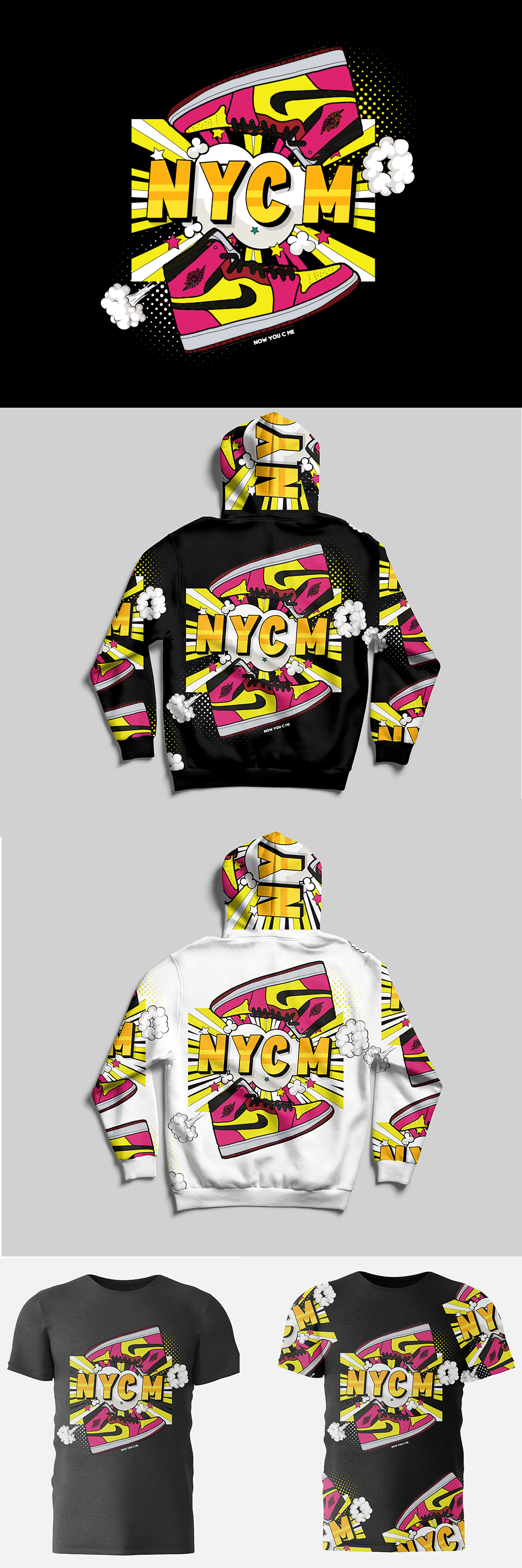 T-shirt Design by Lightning Design for Now You C Me Brand LLC | Design: #26824538