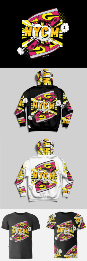NYCM New Clothing Brand Sublimation Chenille Design