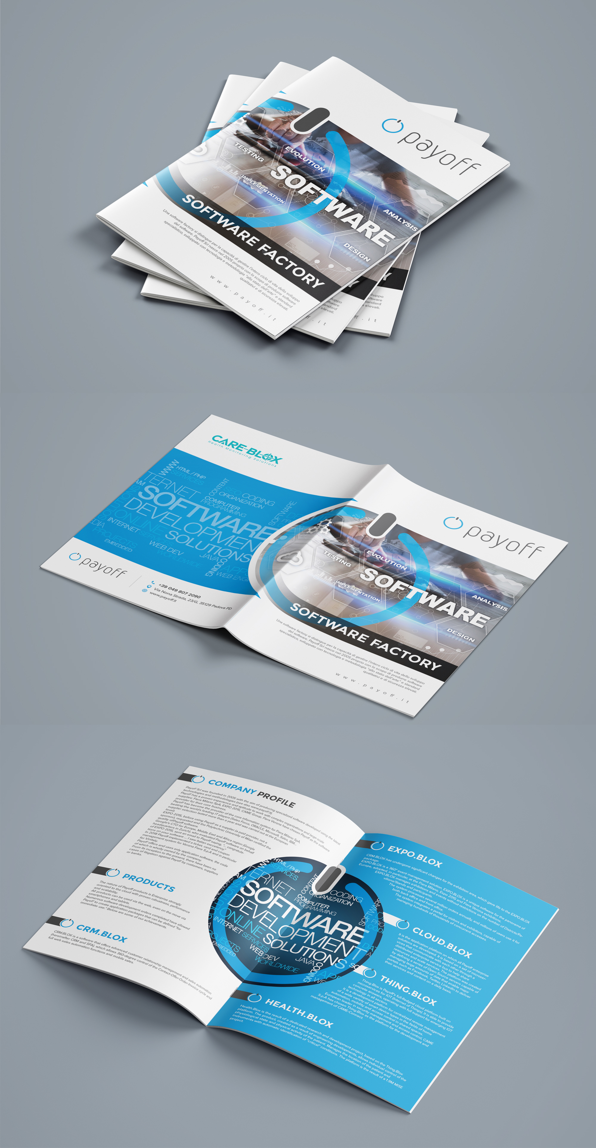 Brochure Design by DSIGNCRAZE for Payoff Srl | Design: #26805675