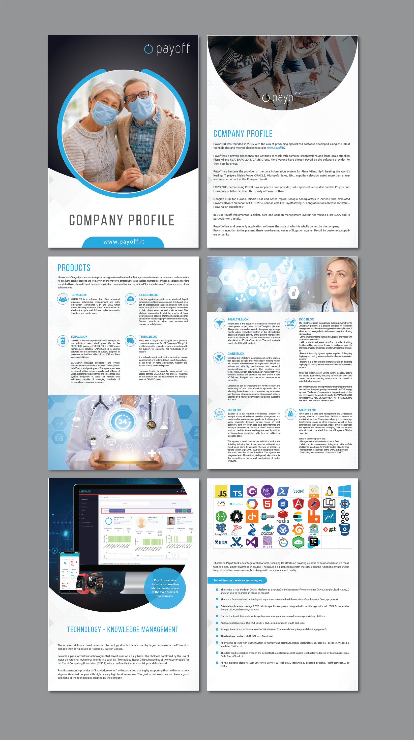 Brochure Design by alex989 for Payoff Srl | Design #26794715