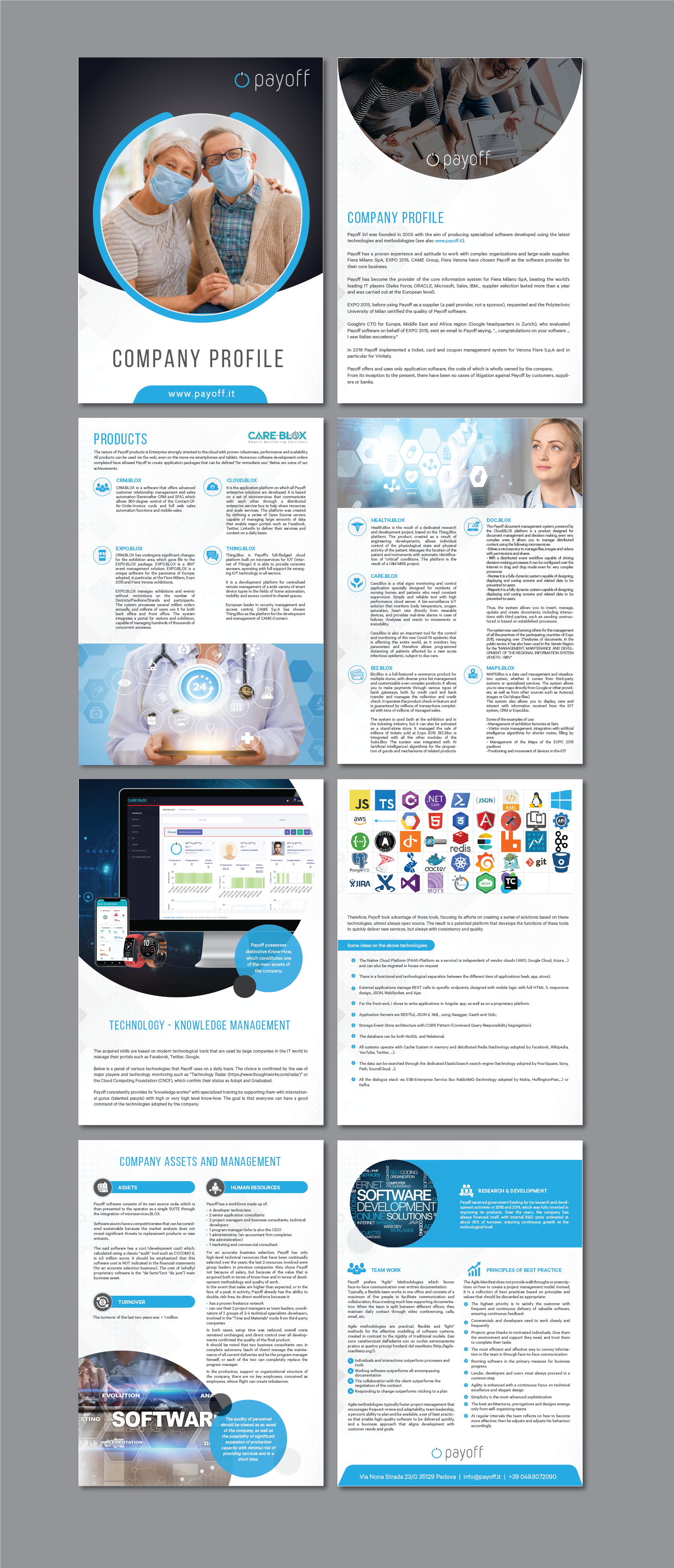 Brochure Design by alex989 for Payoff Srl | Design #26796194