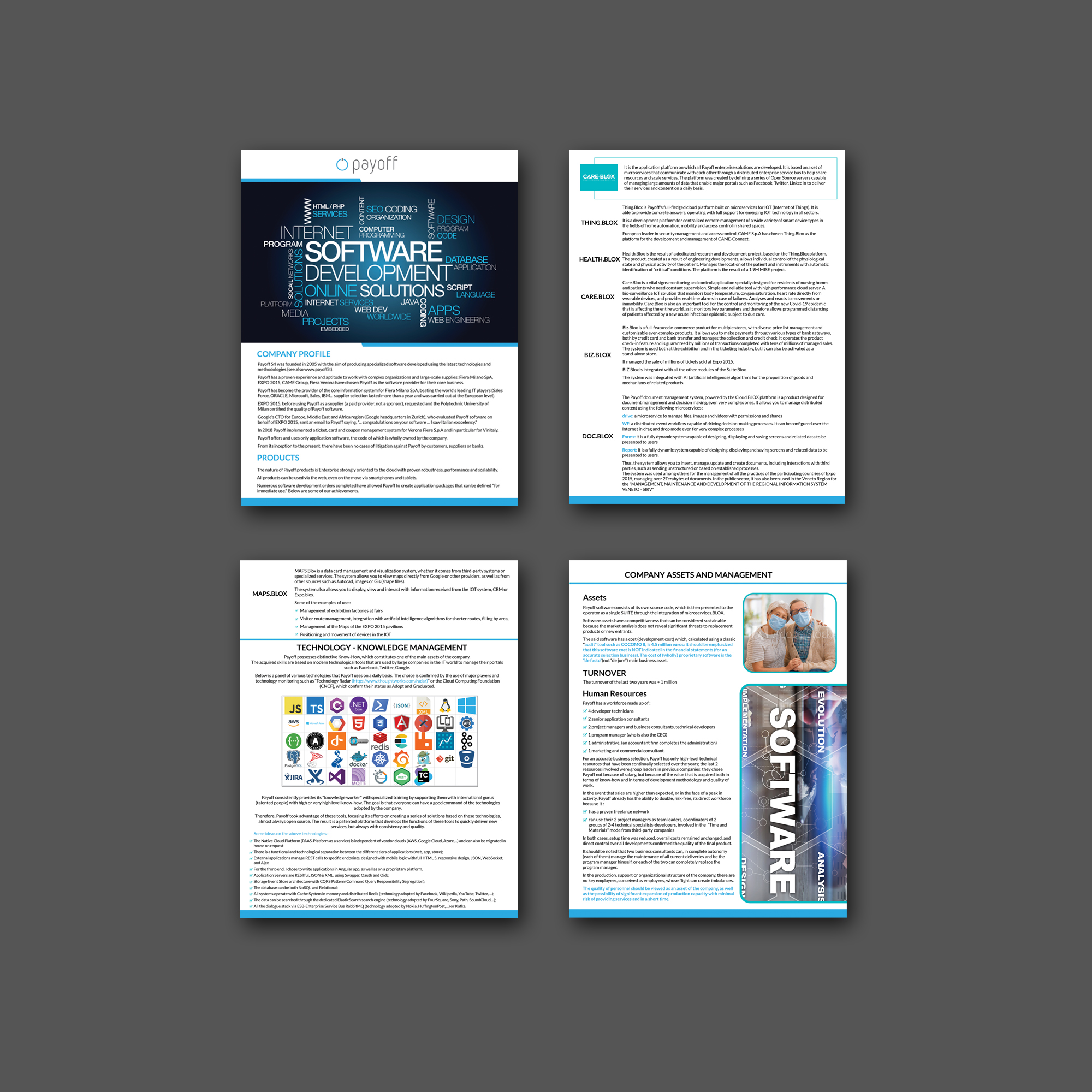 Brochure Design by aspiremedia for Payoff Srl | Design #26797081