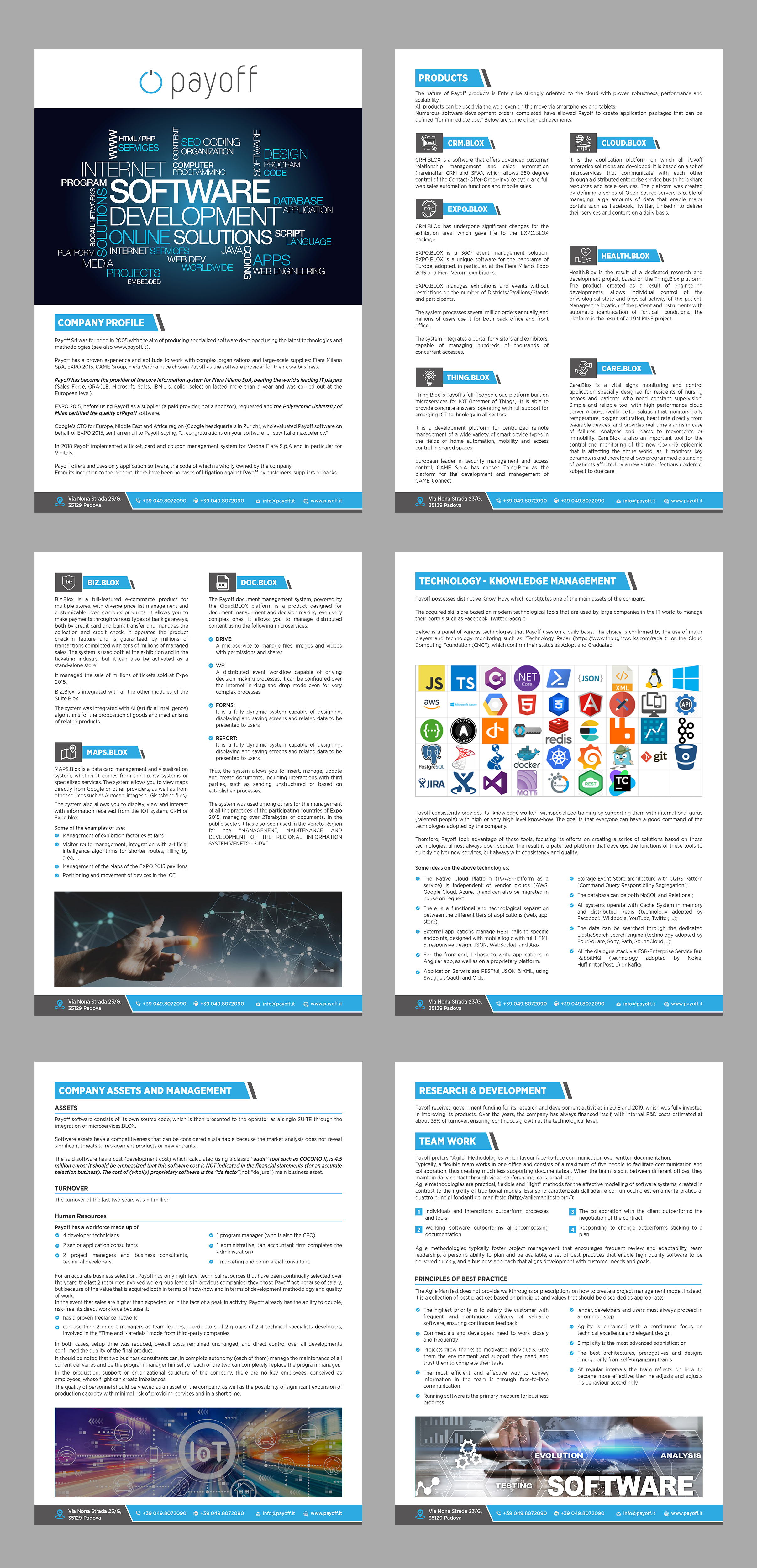 Diseño de Brochure por GraphicsGuru para Payoff Srl | Diseño #26796919
