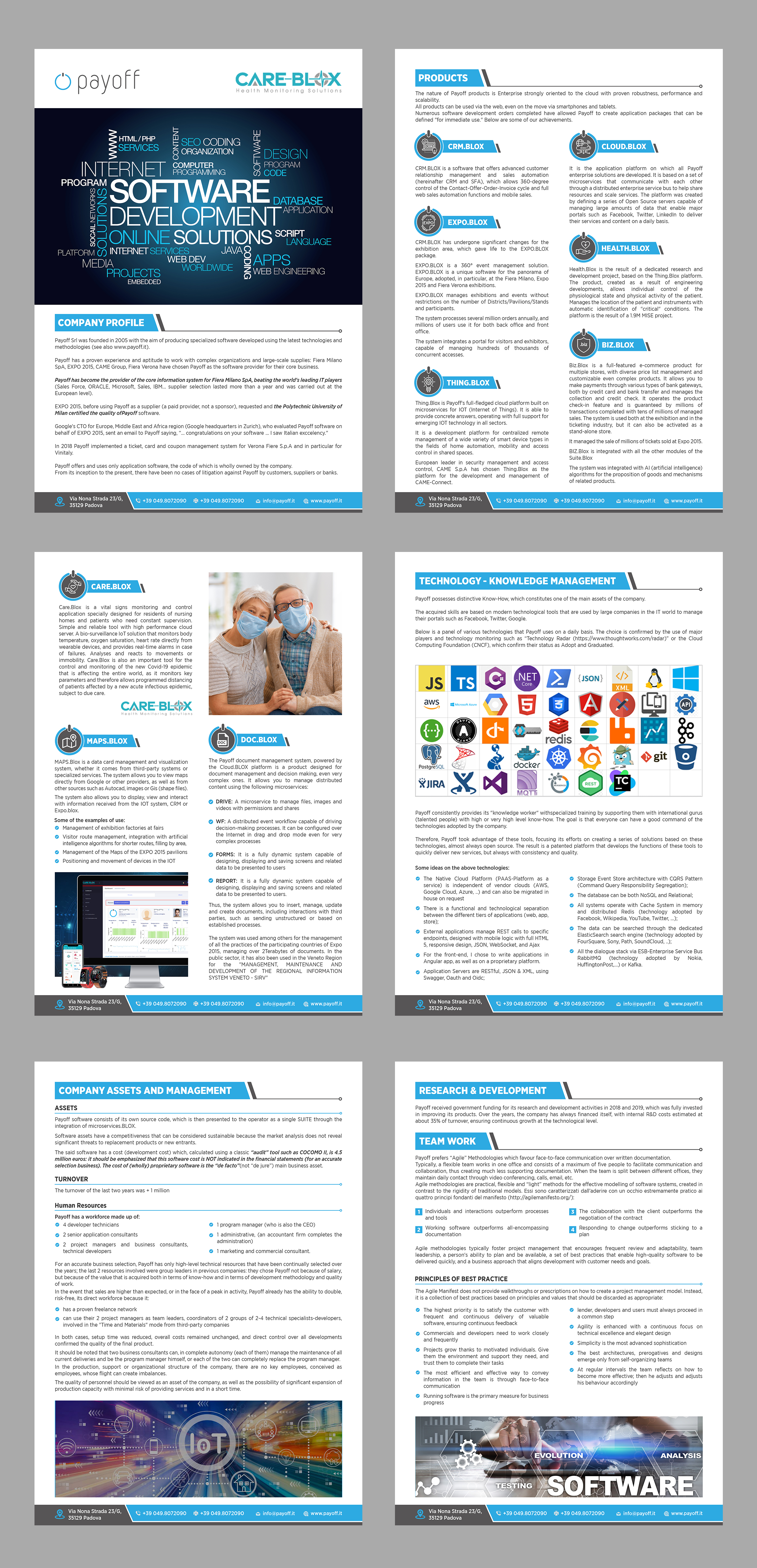 Brochure Design by GraphicsGuru for Payoff Srl | Design #26798672