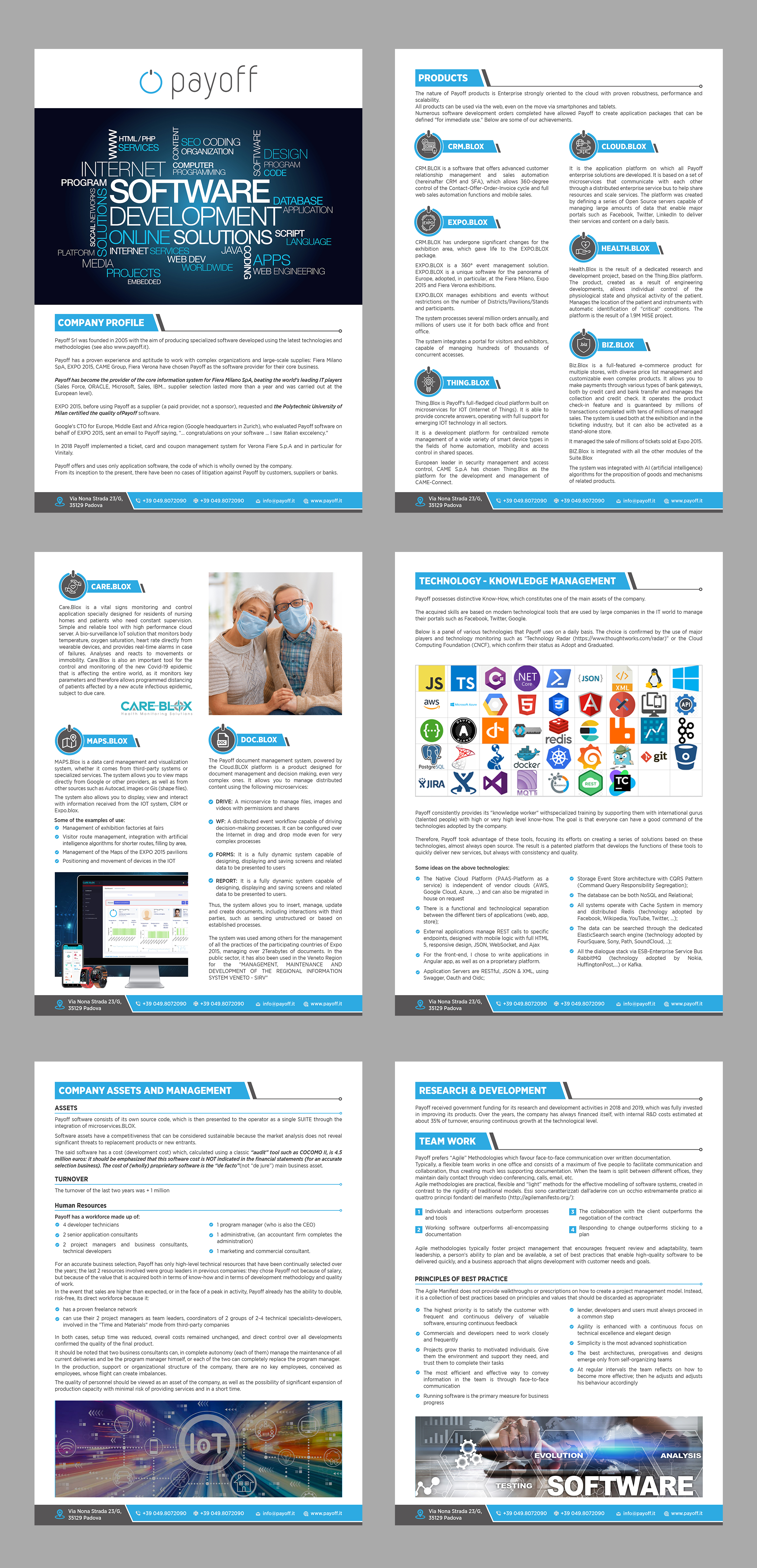 Brochure Design by GraphicsGuru for Payoff Srl | Design #26798673
