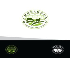 Name: Barnbarroch     Tag: Organic since 1999 - Scotland | Diseño de Logo por Iris 3