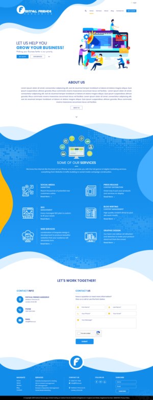 Website Design For digital agency | Web Design by Sandaruwan