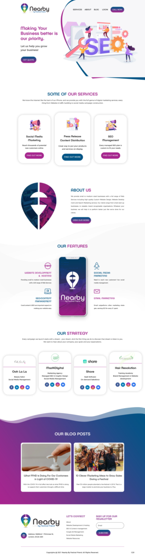 Web Design by pb for this project | Design: #26802395