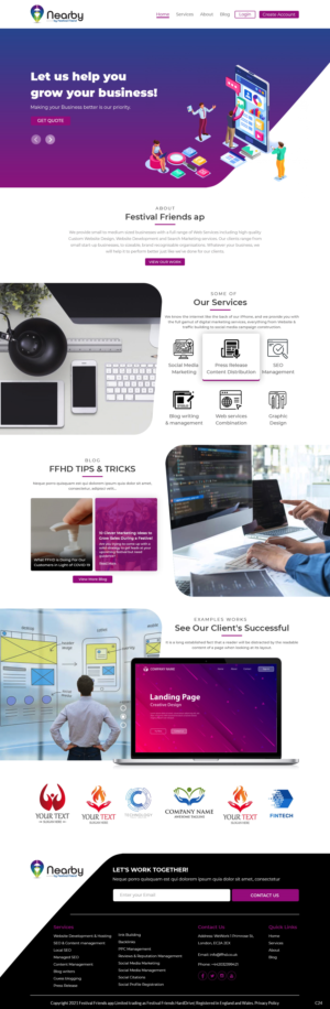 Web Design by pb for this project | Design: #26802398