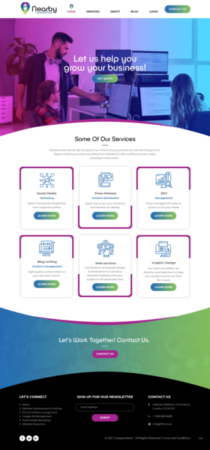 Web Design by pb for this project | Design: #26802402