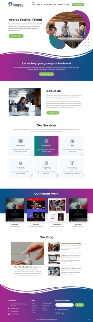 Web Design by pb for this project | Design: #26802403