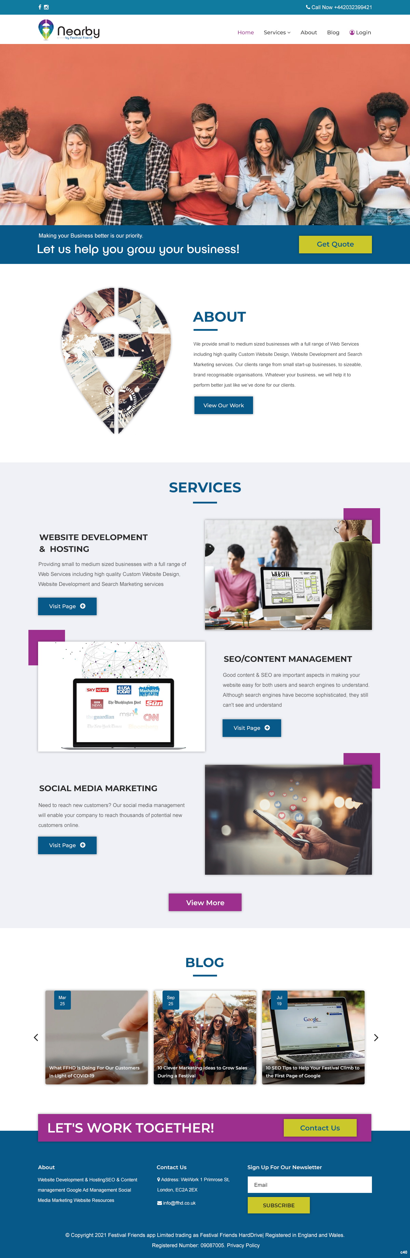 Web Design by pb for this project | Design #26802405