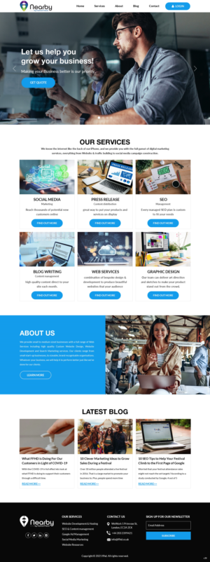 Web Design by pb for this project | Design: #26802406
