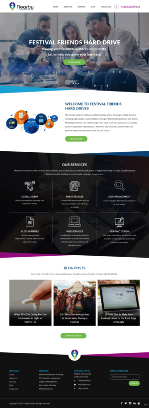 Web Design by pb for this project | Design: #26802412