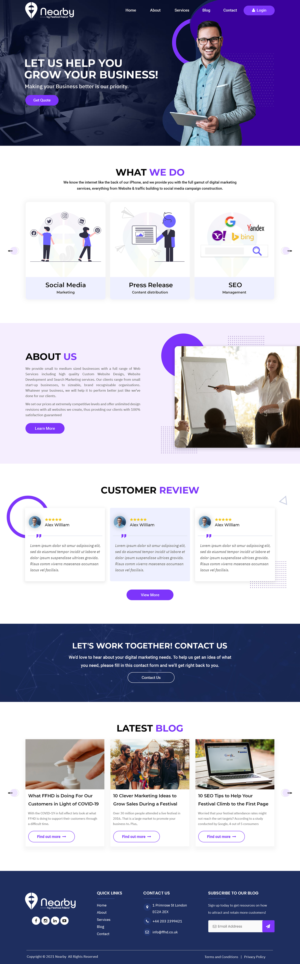 Website Design For digital agency | Web Design by Titan Eagle