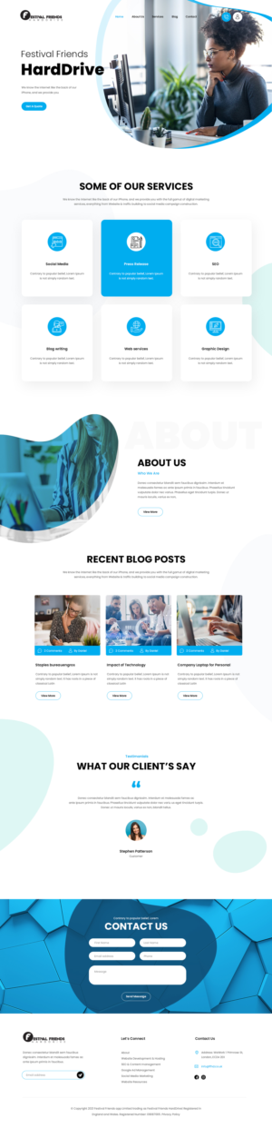 Web Design by ag622988 for this project | Design: #26812686