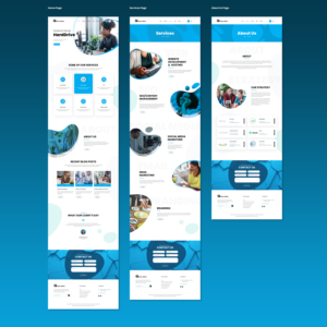 Website Design For digital agency | Diseño Web por ag622988