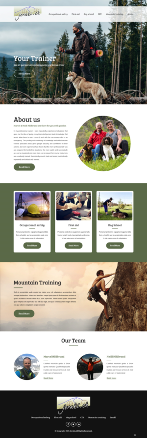 Web Design by pb for this project | Design: #26802419